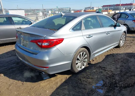 2016 Hyundai Sonata Sport из США, поврежденный, VIN 5NPE34AF0GH432754